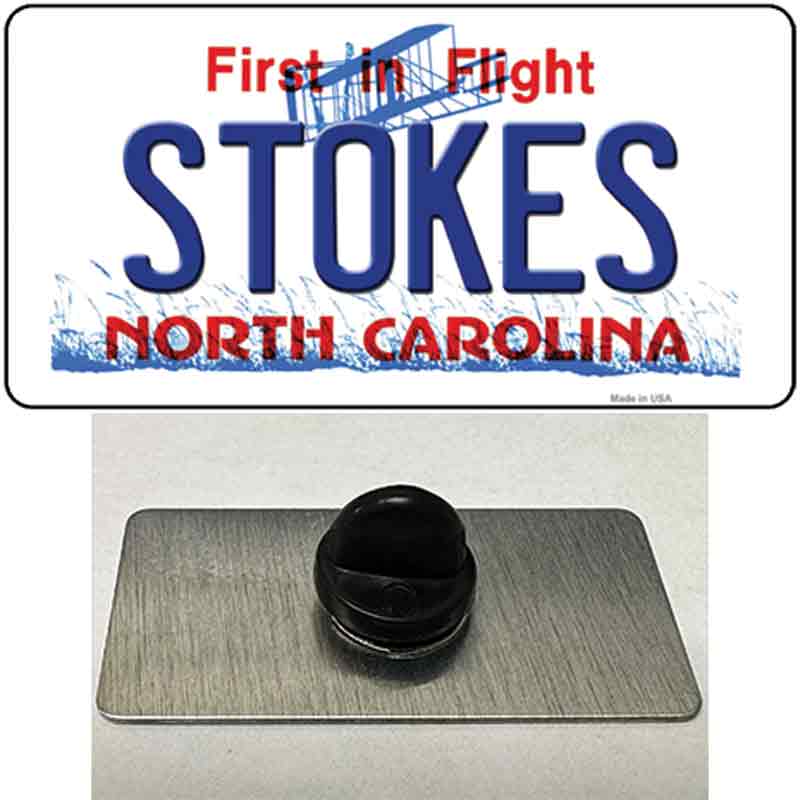 Stokes North Carolina State Novelty Metal Hat Pin