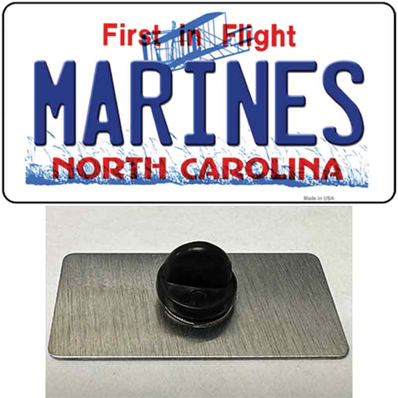 Marines North Carolina State Novelty Metal Hat Pin