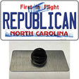 Republican North Carolina State Novelty Metal Hat Pin