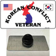 Korean Conflict Veteran Novelty Metal Hat Pin