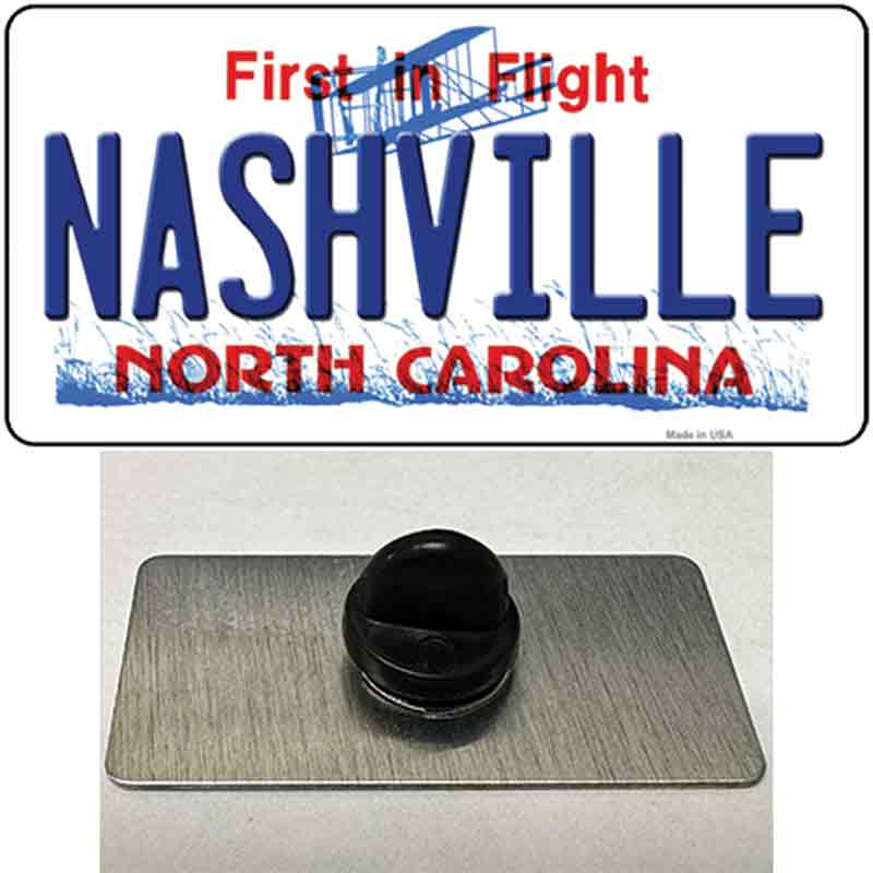 Nashville North Carolina State Novelty Metal Hat Pin