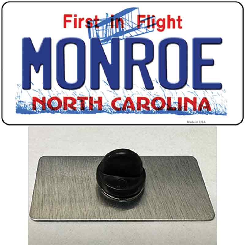 Monroe North Carolina State Novelty Metal Hat Pin