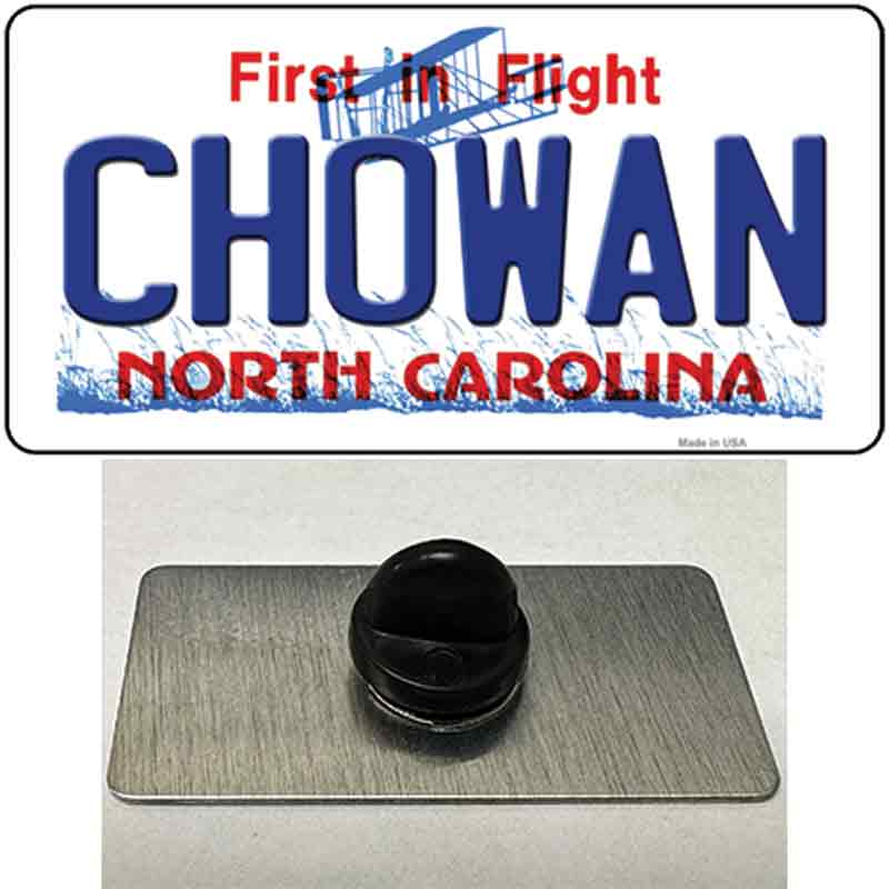 Chowan North Carolina State Novelty Metal Hat Pin