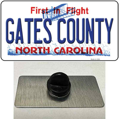 Gates County North Carolina State Novelty Metal Hat Pin