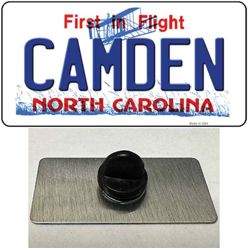 Camden North Carolina State Novelty Metal Hat Pin