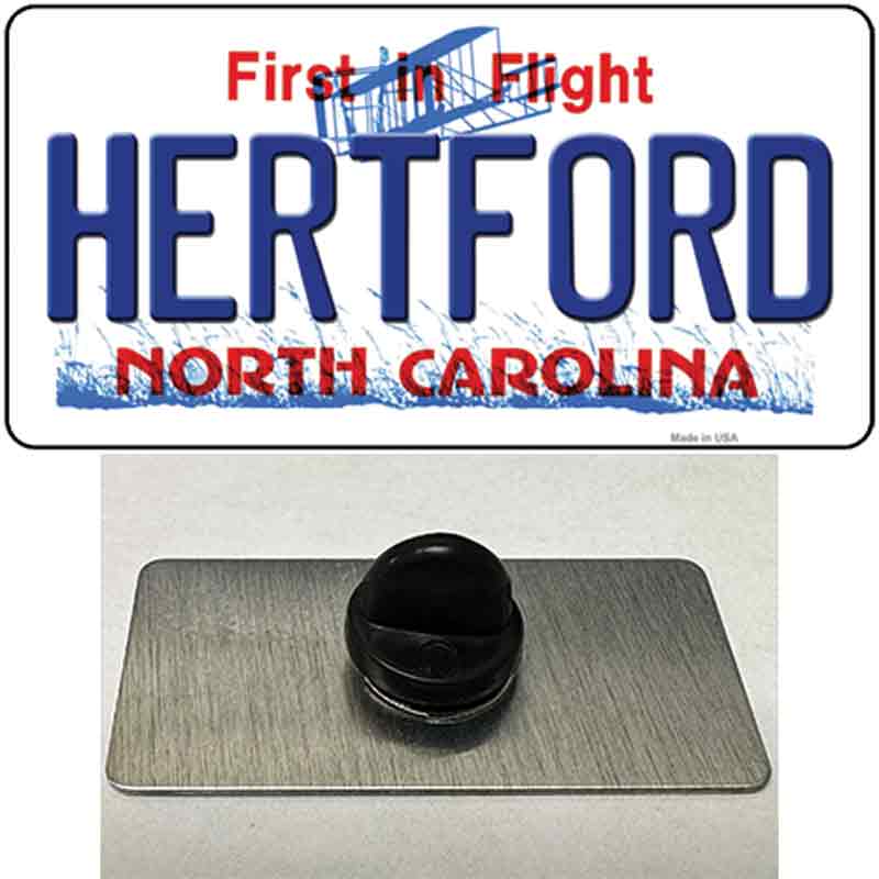 Hertford North Carolina State Novelty Metal Hat Pin