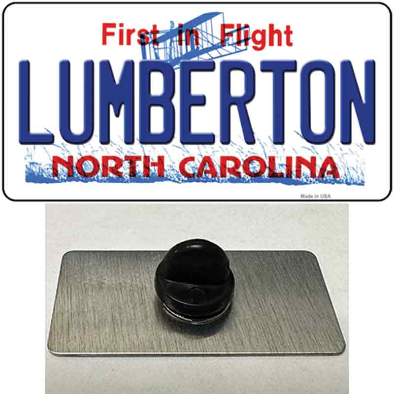 Lumberton North Carolina State Novelty Metal Hat Pin