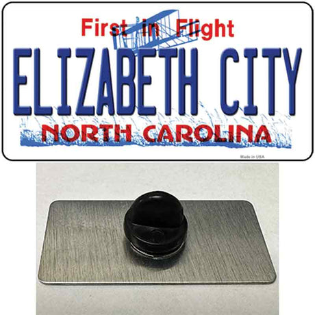 Elizabeth City North Carolina State Novelty Metal Hat Pin