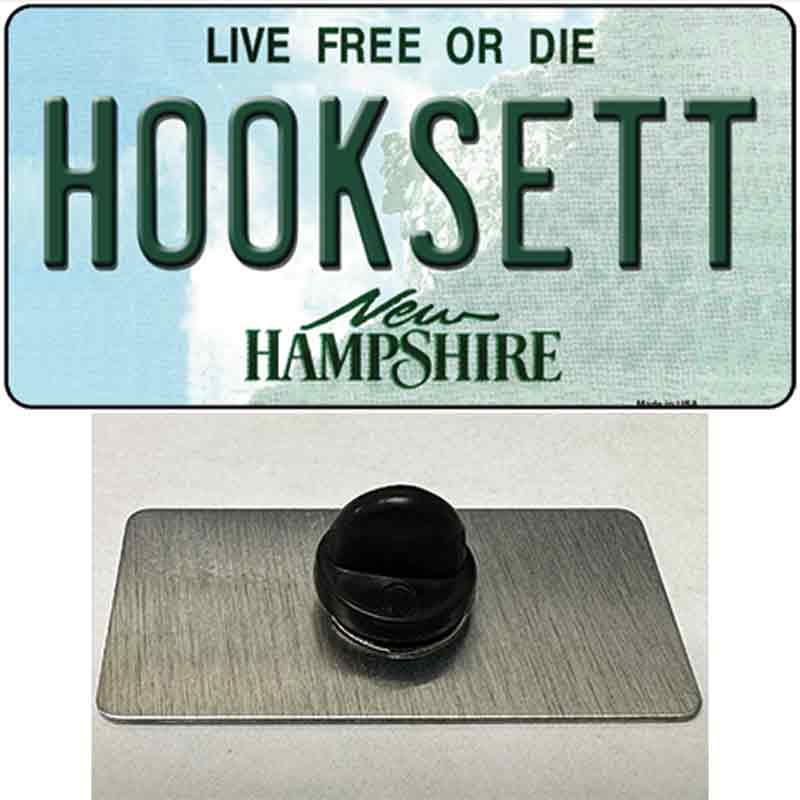 Hooksett New Hampshire Novelty Metal Hat Pin