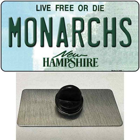 Monarchs New Hampshire Novelty Metal Hat Pin