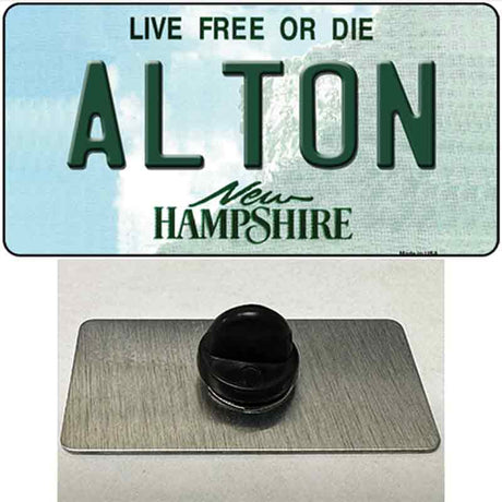 Alton New Hampshire Novelty Metal Hat Pin