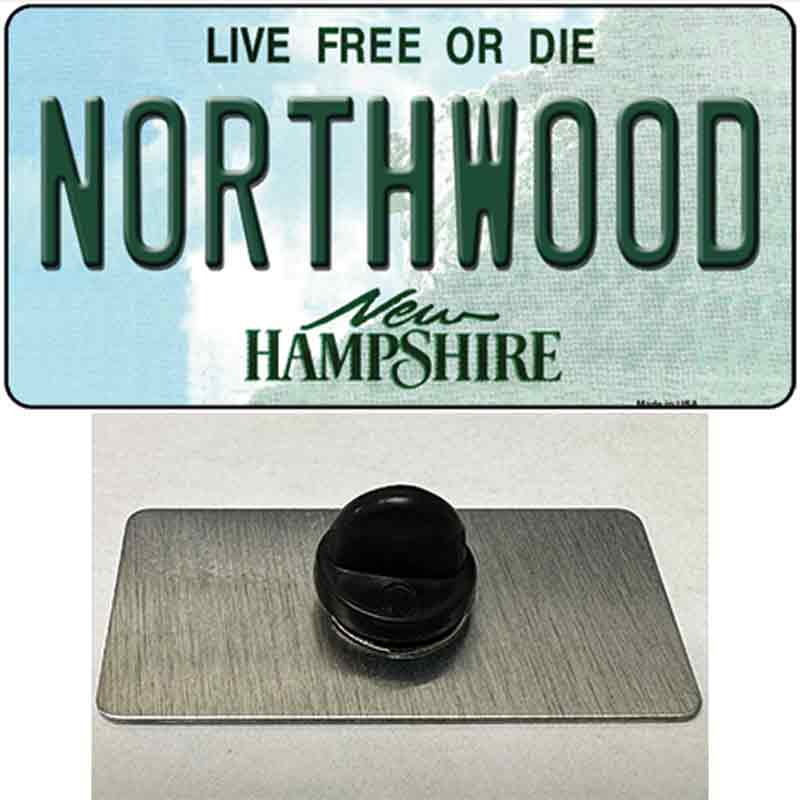 Northwood New Hampshire Novelty Metal Hat Pin