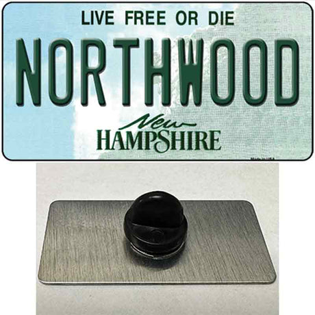 Northwood New Hampshire Novelty Metal Hat Pin