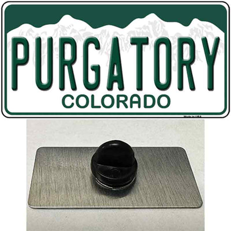 Purgatory Colorado Novelty Metal Hat Pin