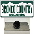 Bronco Country Colorado Novelty Metal Hat Pin