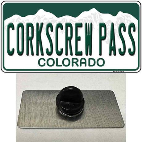 Corkscrew Pass Colorado Novelty Metal Hat Pin