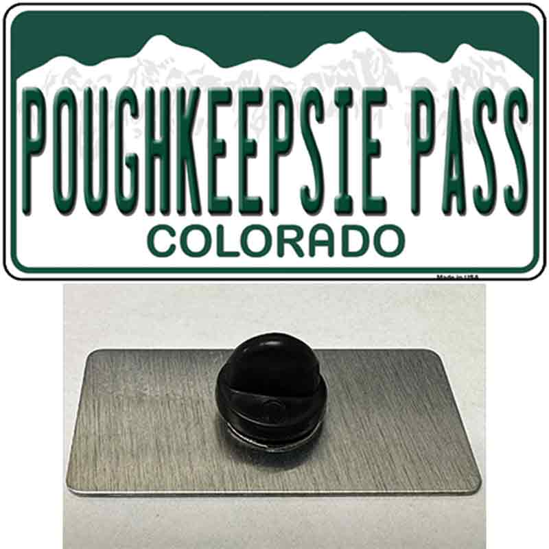 Poughkeepsie Pass Colorado Novelty Metal Hat Pin