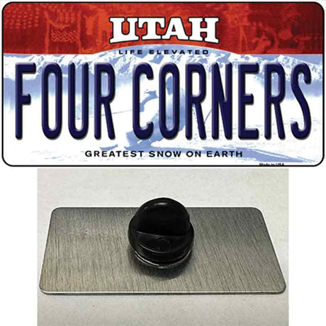 Utah Four Corners Novelty Metal Hat Pin