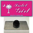 Inlet Girl SC Pink Novelty Metal Hat Pin