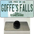 Goffes Falls New Hampshire Novelty Metal Hat Pin