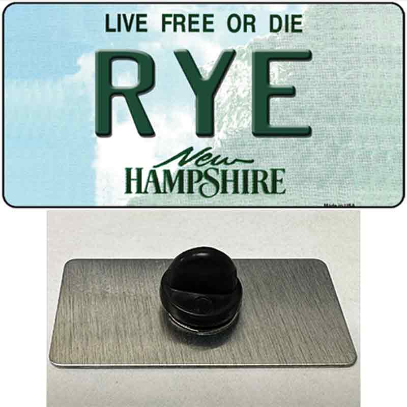 Rye New Hampshire Novelty Metal Hat Pin