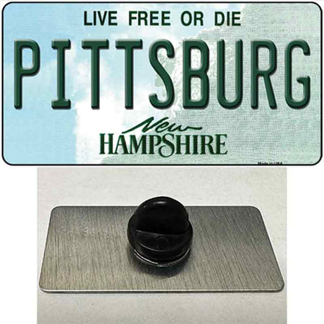 Pittsburg New Hampshire Novelty Metal Hat Pin