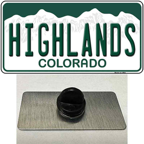 Highlands Colorado Novelty Metal Hat Pin