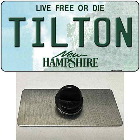 Tilton New Hampshire Novelty Metal Hat Pin