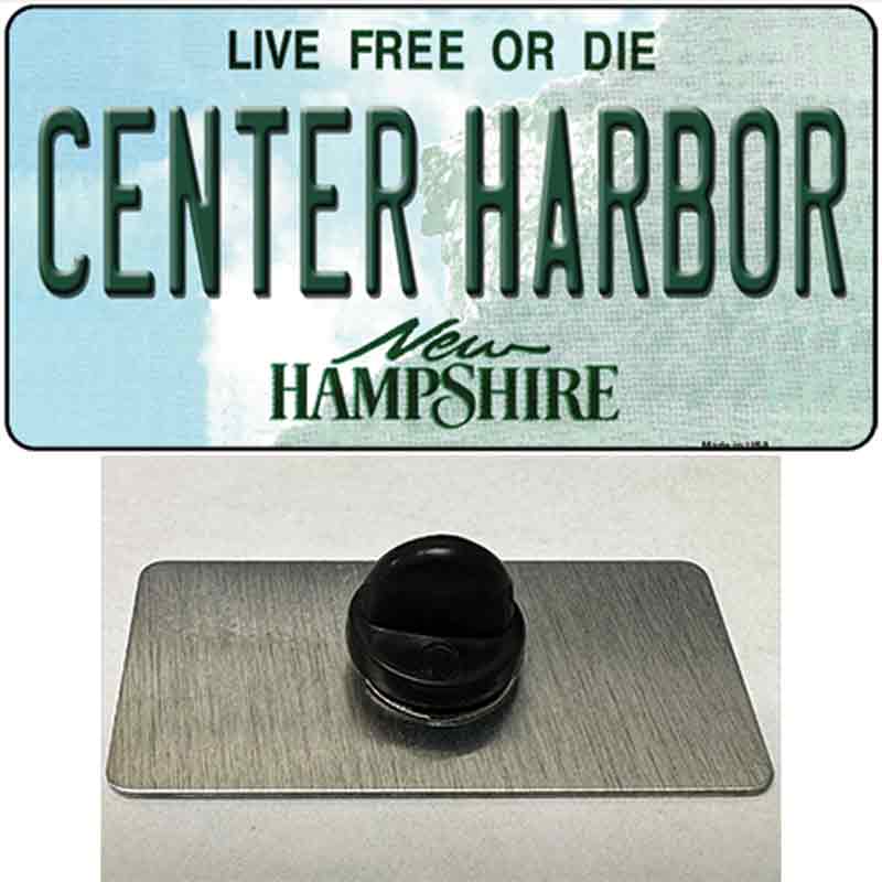 Center Harbor New Hampshire Novelty Metal Hat Pin