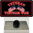 Vietnam War Veteran Novelty Metal Hat Pin