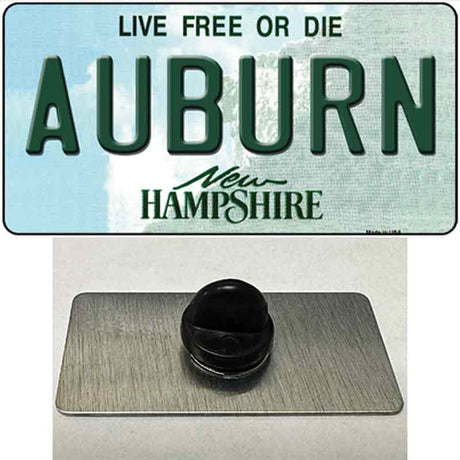 Auburn New Hampshire Novelty Metal Hat Pin