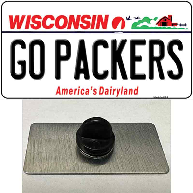 Go Packers Wisconsin Novelty Metal Hat Pin