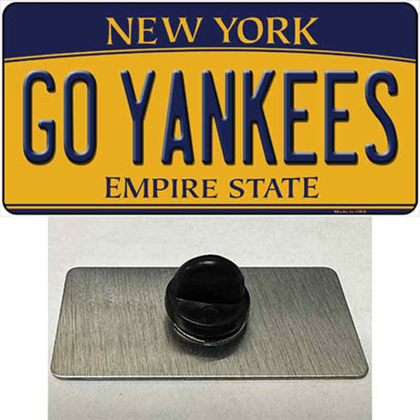 Go Yankees New York Novelty Metal Hat Pin