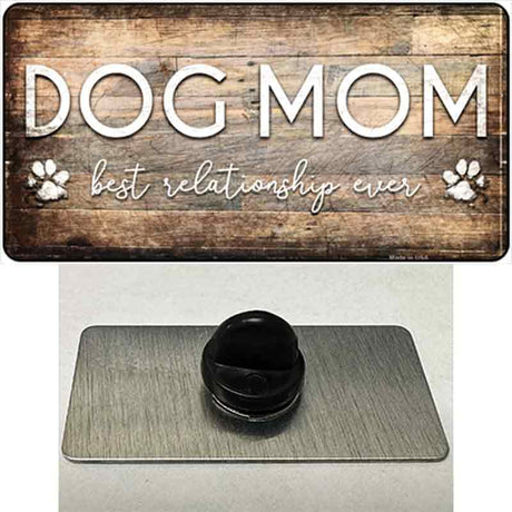 Dog Mom Novelty Metal Hat Pin