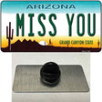 Miss You Arizona Novelty Metal Hat Pin