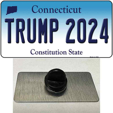 Trump 2024 Connecticut Novelty Metal Hat Pin