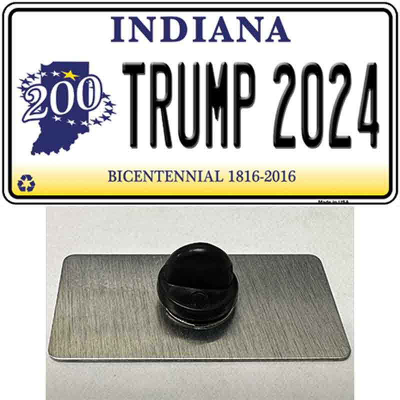 Trump 2024 Indiana Novelty Metal Hat Pin