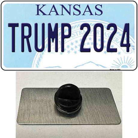 Trump 2024 Kansas Novelty Metal Hat Pin