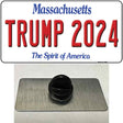 Trump 2024 Massachusetts Novelty Metal Hat Pin