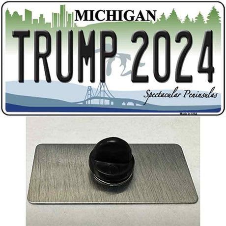 Trump 2024 Michigan Novelty Metal Hat Pin