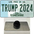 Trump 2024 New Hampshire Novelty Metal Hat Pin