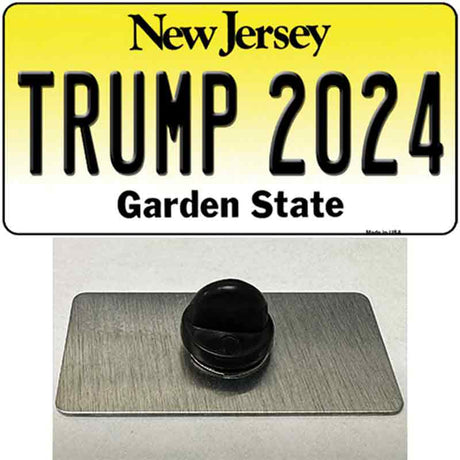 Trump 2024 New Jersey Novelty Metal Hat Pin