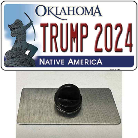 Trump 2024 Oklahoma Novelty Metal Hat Pin