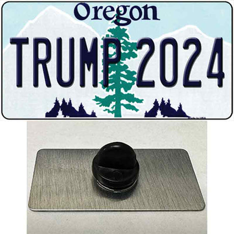 Trump 2024 Oregon Novelty Metal Hat Pin