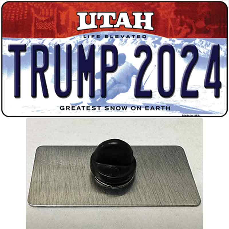 Trump 2024 Utah Novelty Metal Hat Pin