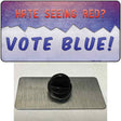 Hate Seeing Red Vote Blue Novelty Metal Hat Pin