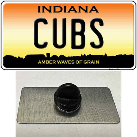 Cubs Indiana Novelty Metal Hat Pin