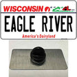 Wisconsin Eagle River Novelty Metal Hat Pin