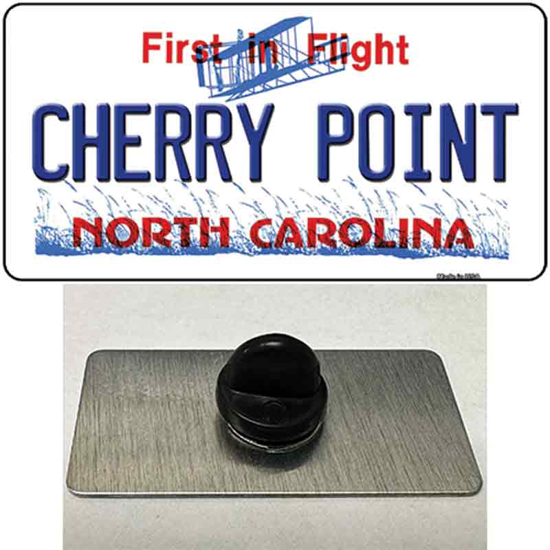 North Carolina Cherry Point Novelty Metal Hat Pin