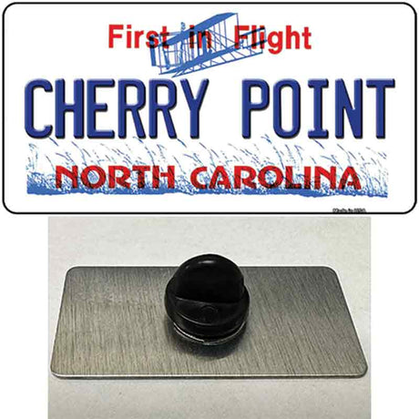 North Carolina Cherry Point Novelty Metal Hat Pin